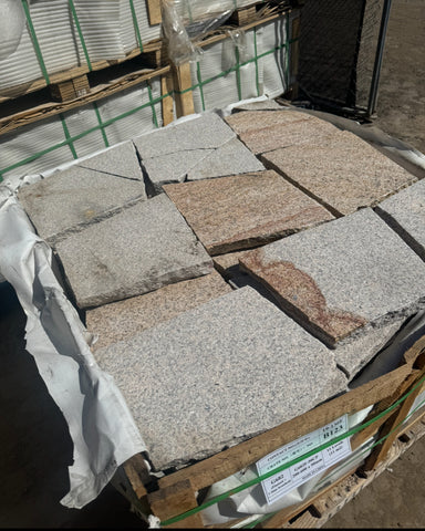 Crazy pave 50mm granite -Golden Sand G682